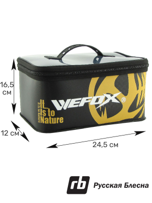 Сумка для приманок Wefox FM-6012- F24 (24.5x16.5x12cm) -Black -070